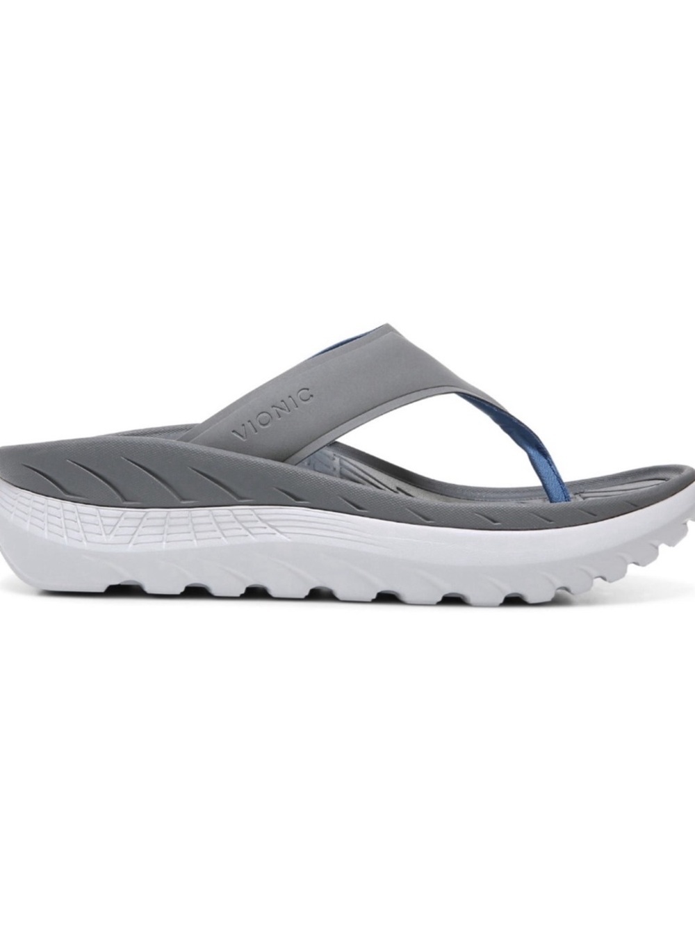 Vionic Restore recovery sandals - Charcoal/vapor - size 9